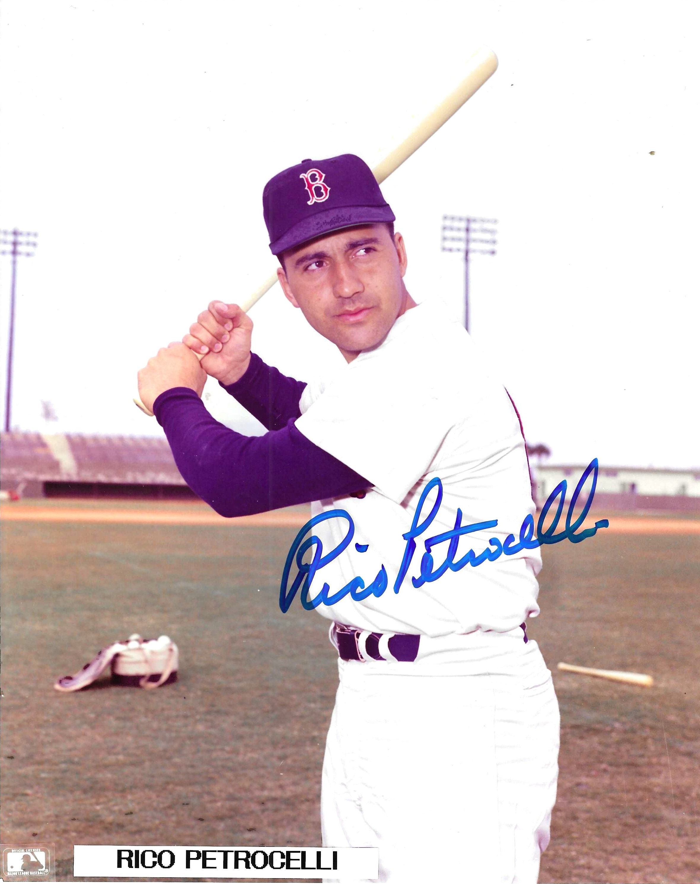 Rico Petrocelli Boston Red Sox Signed 8x10 Photograph 