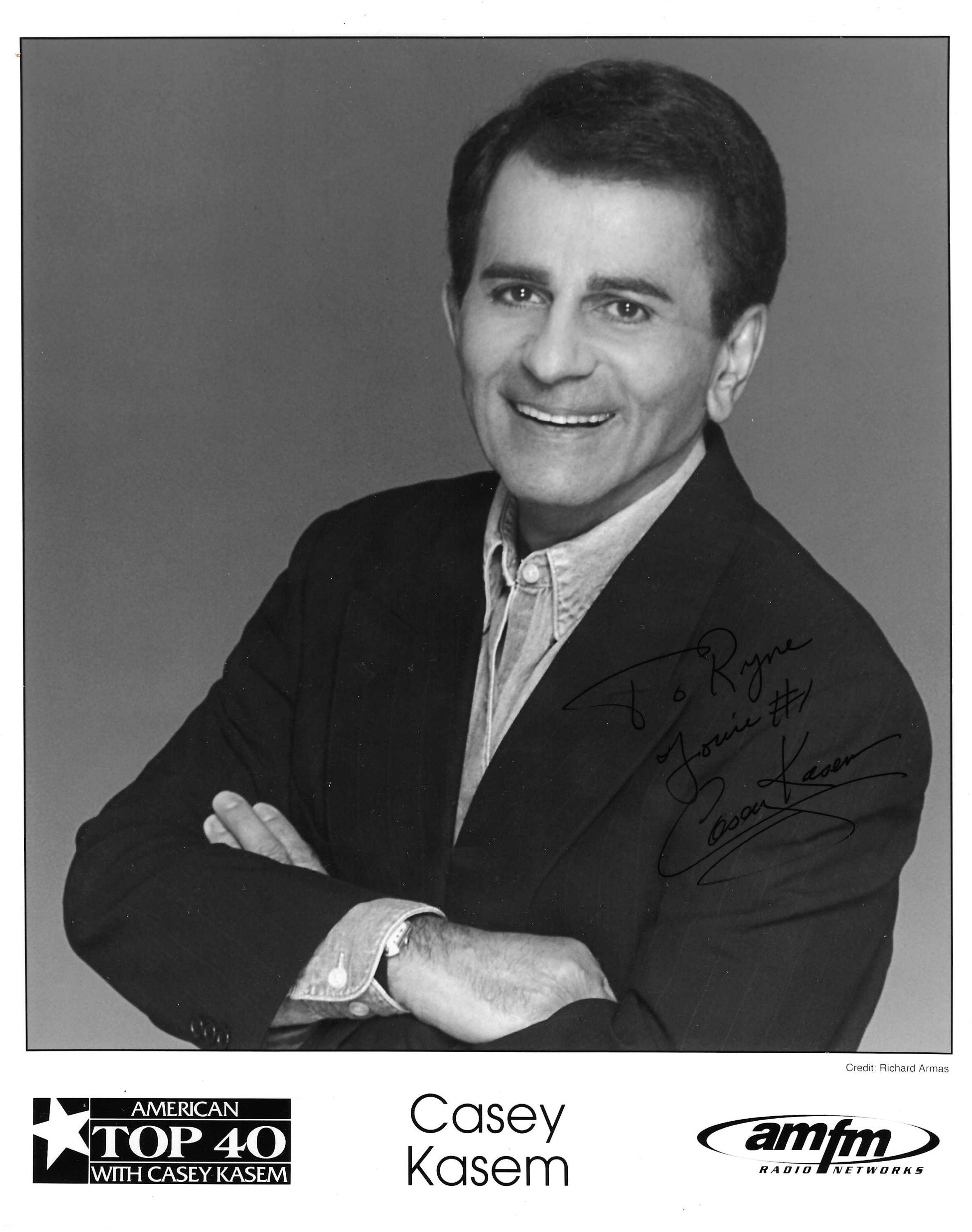 Casey Kasem American Top 40 Signed 8x10 Photograph | Etsy