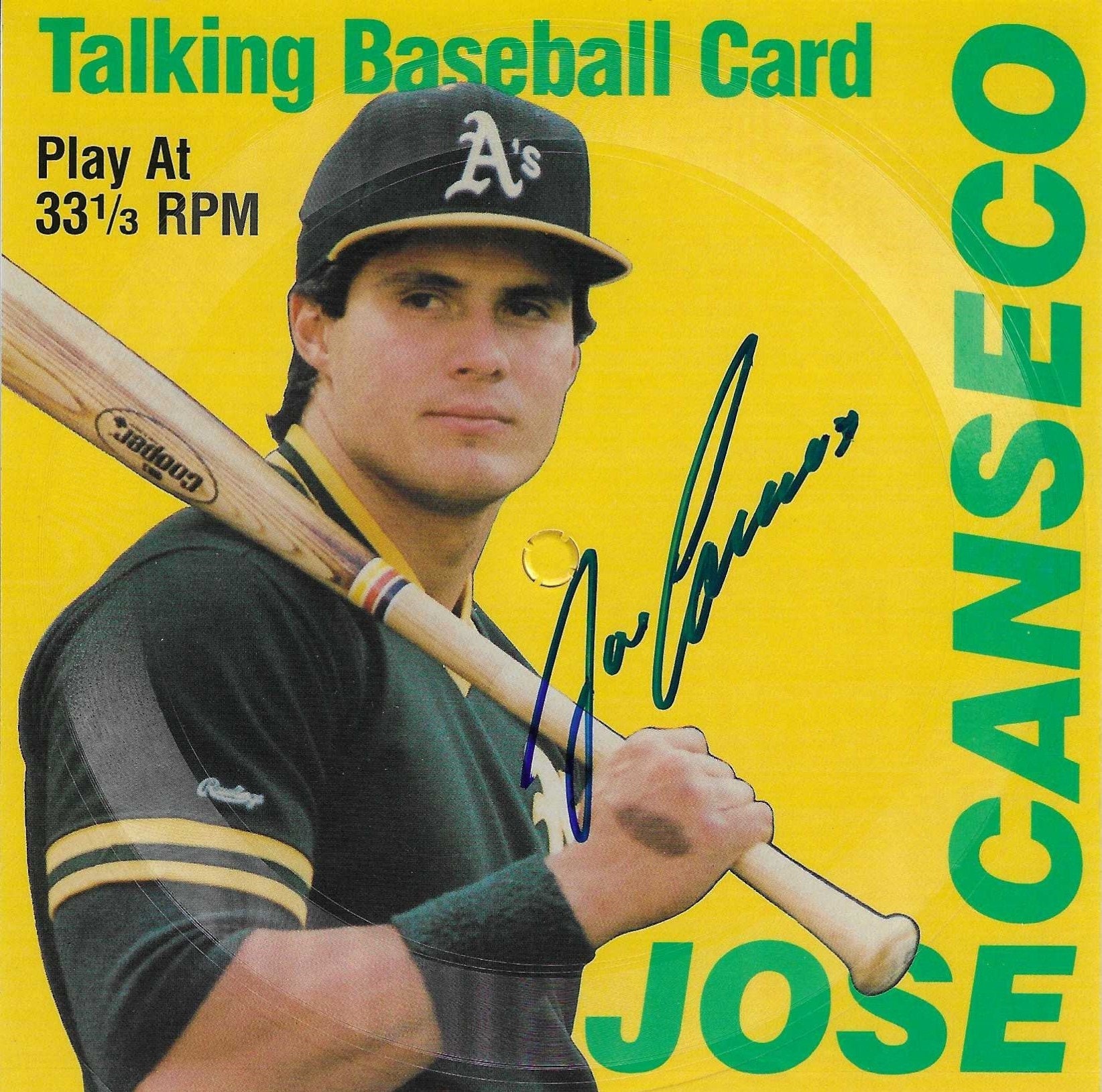 Jose Canseco Oakland A's Signed 5.5x5.5 Talking Baseball - Etsy