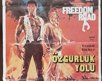 Freedom Road, Muhammad Ali, Kris Kristofferson, 27x39 Poster 1979 RARE
