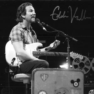 Eddie Vedder, Pearl Jam, signierte Fotografie 8x10