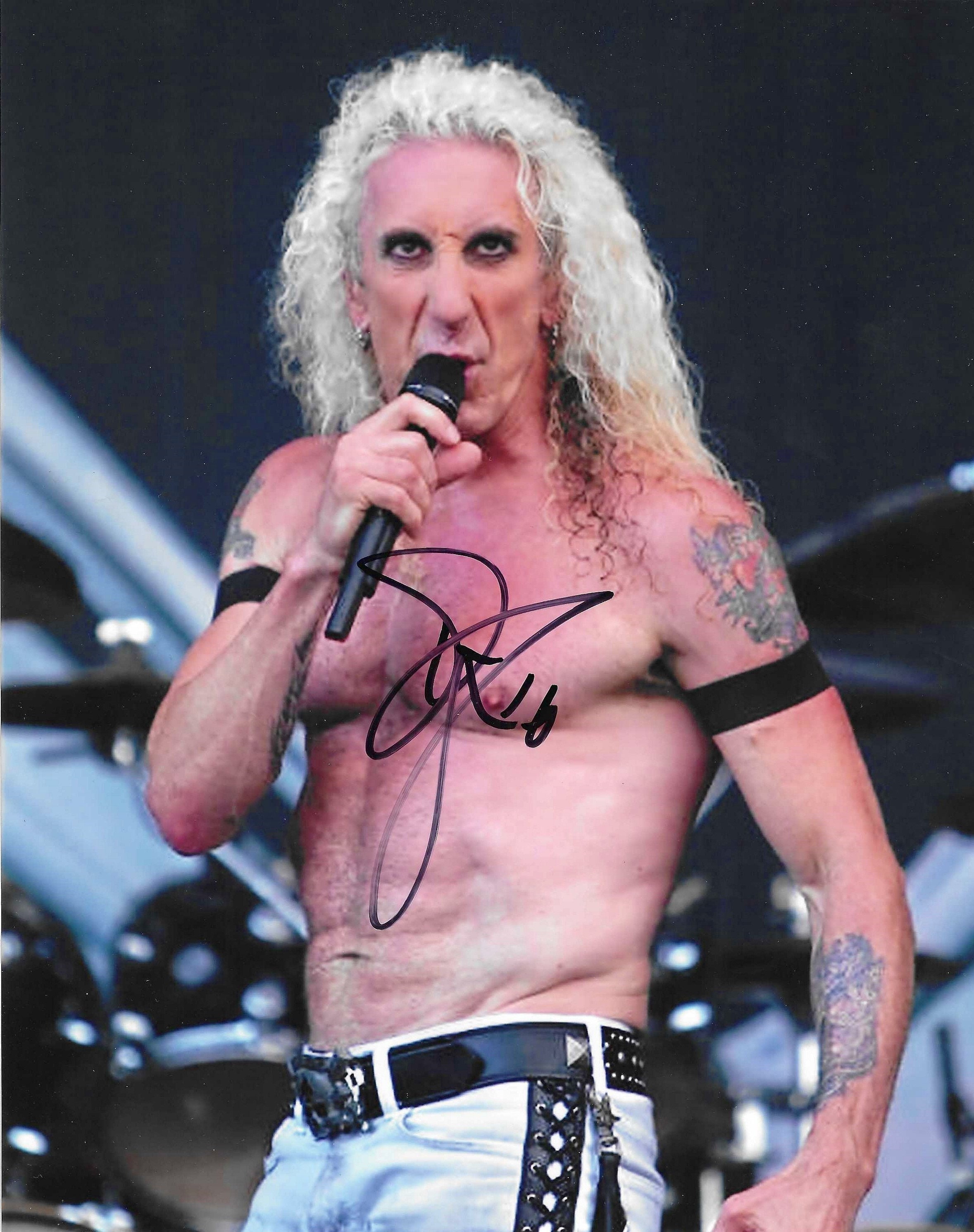 w/COA Twisted Sister Holliston Dee Snider Autographed Signed 8x10 Photo 