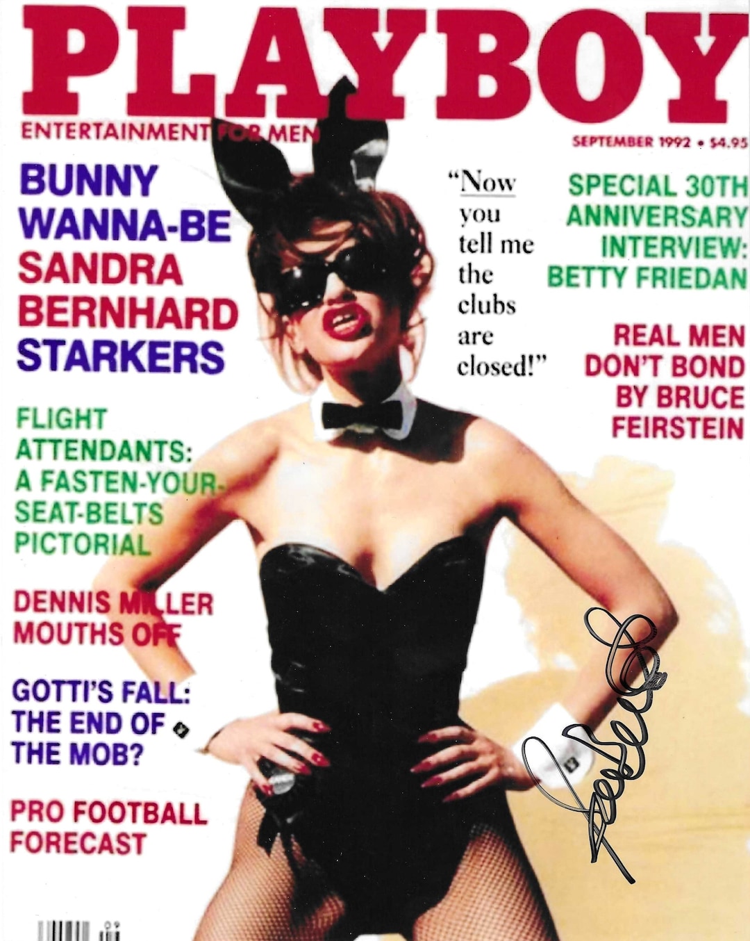 Sandra Bernhard, Playboy, Signed 8x10 Photograph - Etsy