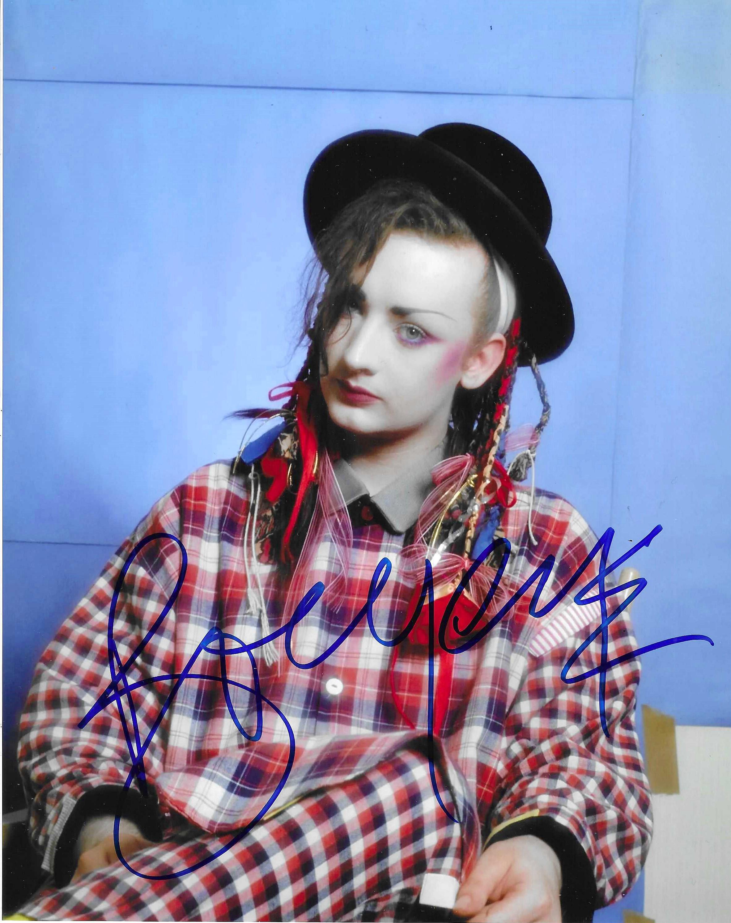 Boy George Signed 8x10 Photograph - Etsy