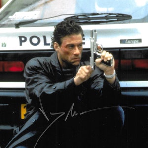 Jean Claude Van Damme, Signed 8x10 Photograph