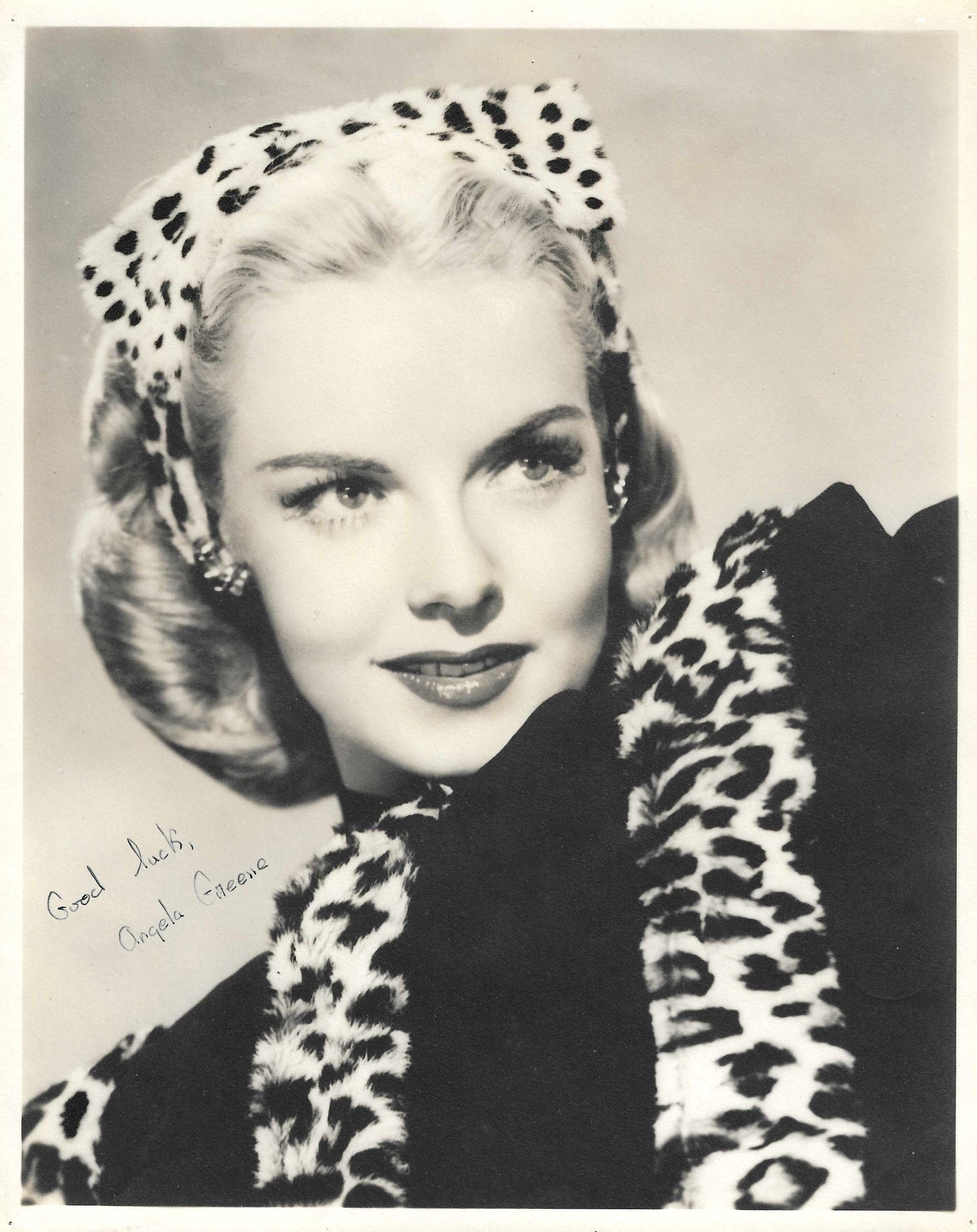 Angela Greene Signed 8x10 Photograph - Etsy