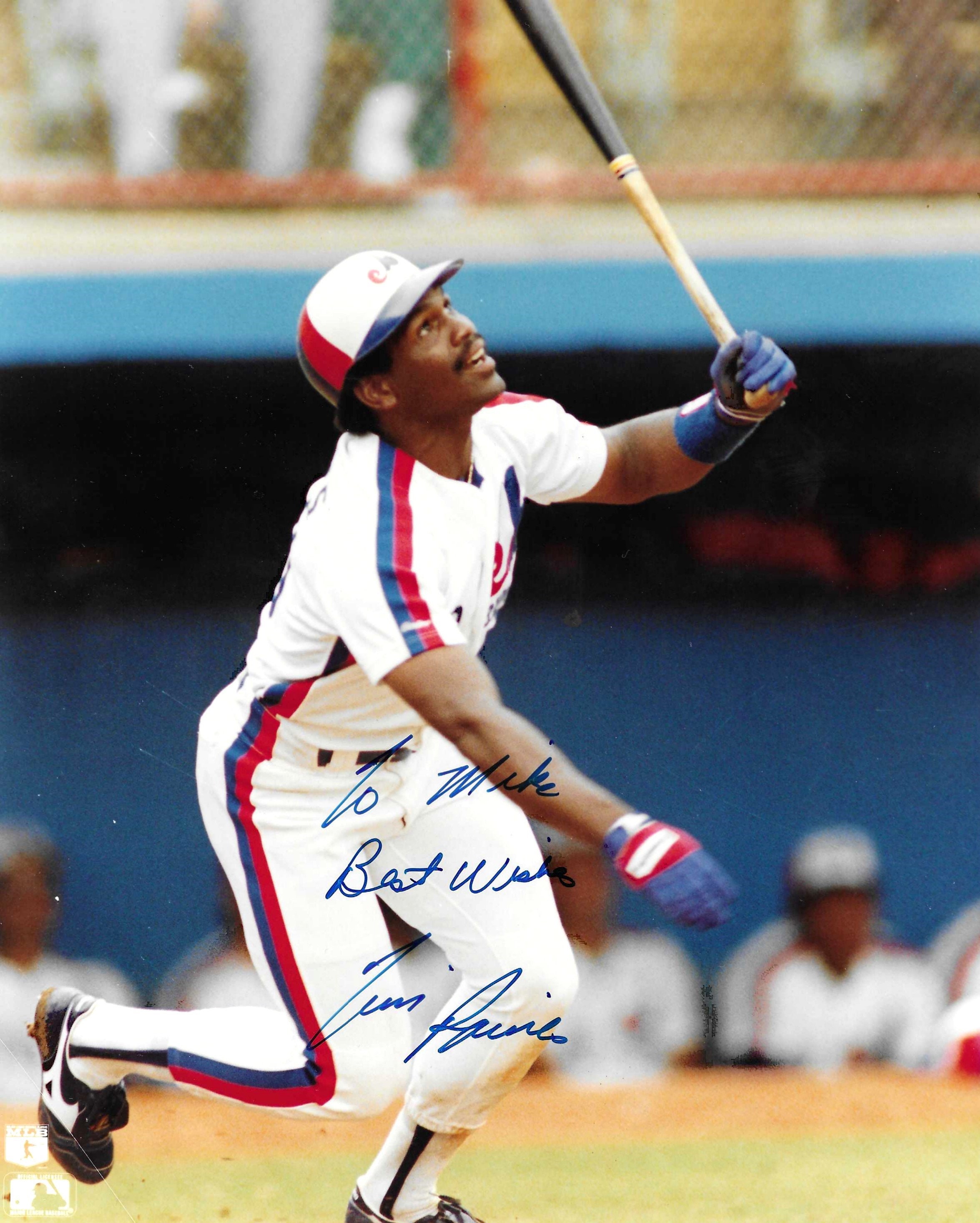 Tim Raines Hall of Fame Signed 8x10 Photograph -  Denmark