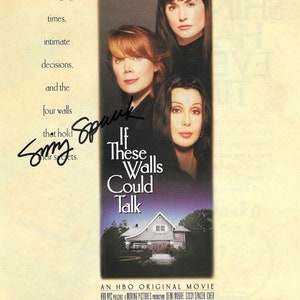 Sissy Spacek, If These Walls Could Talk, Signed 7.5x8 Magazine Page Promo