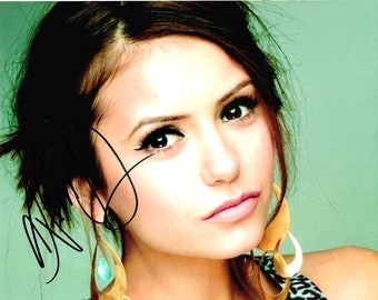 Nina Dobrev, Signed 8x10 Photograph