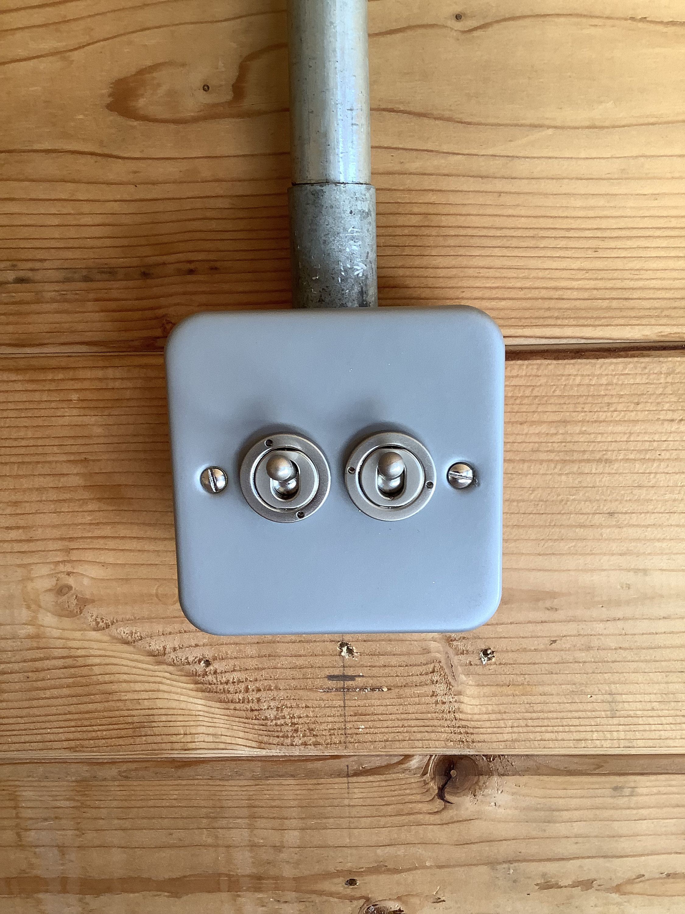 Industrial Style 2gang 2 way Surface Mount Metal Clad Toggle Etsy