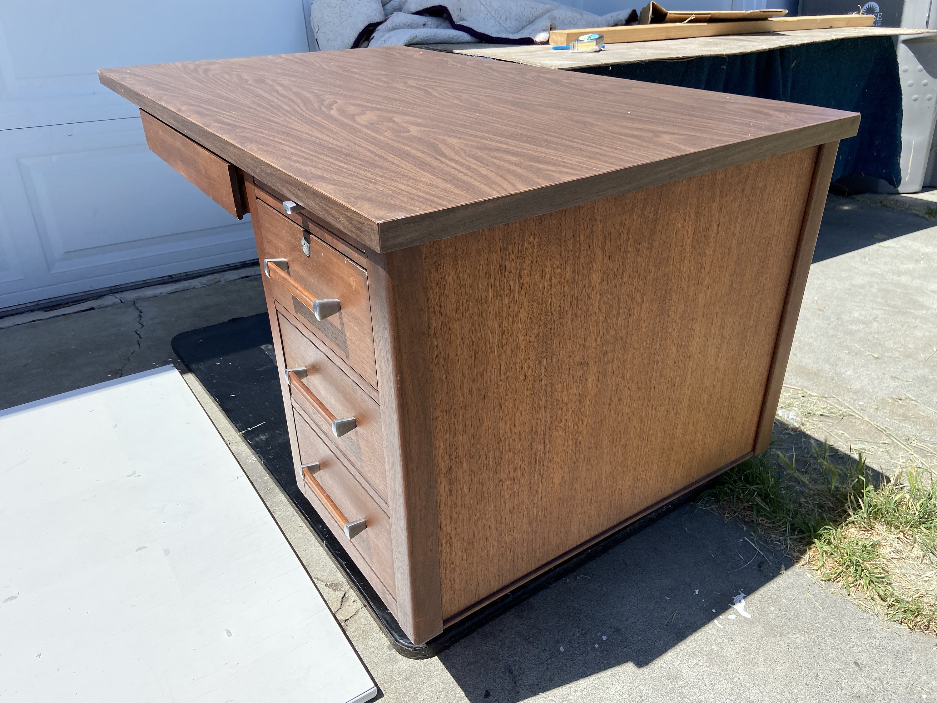 Vintage Mid Century Modern Alma Desk Co Etsy