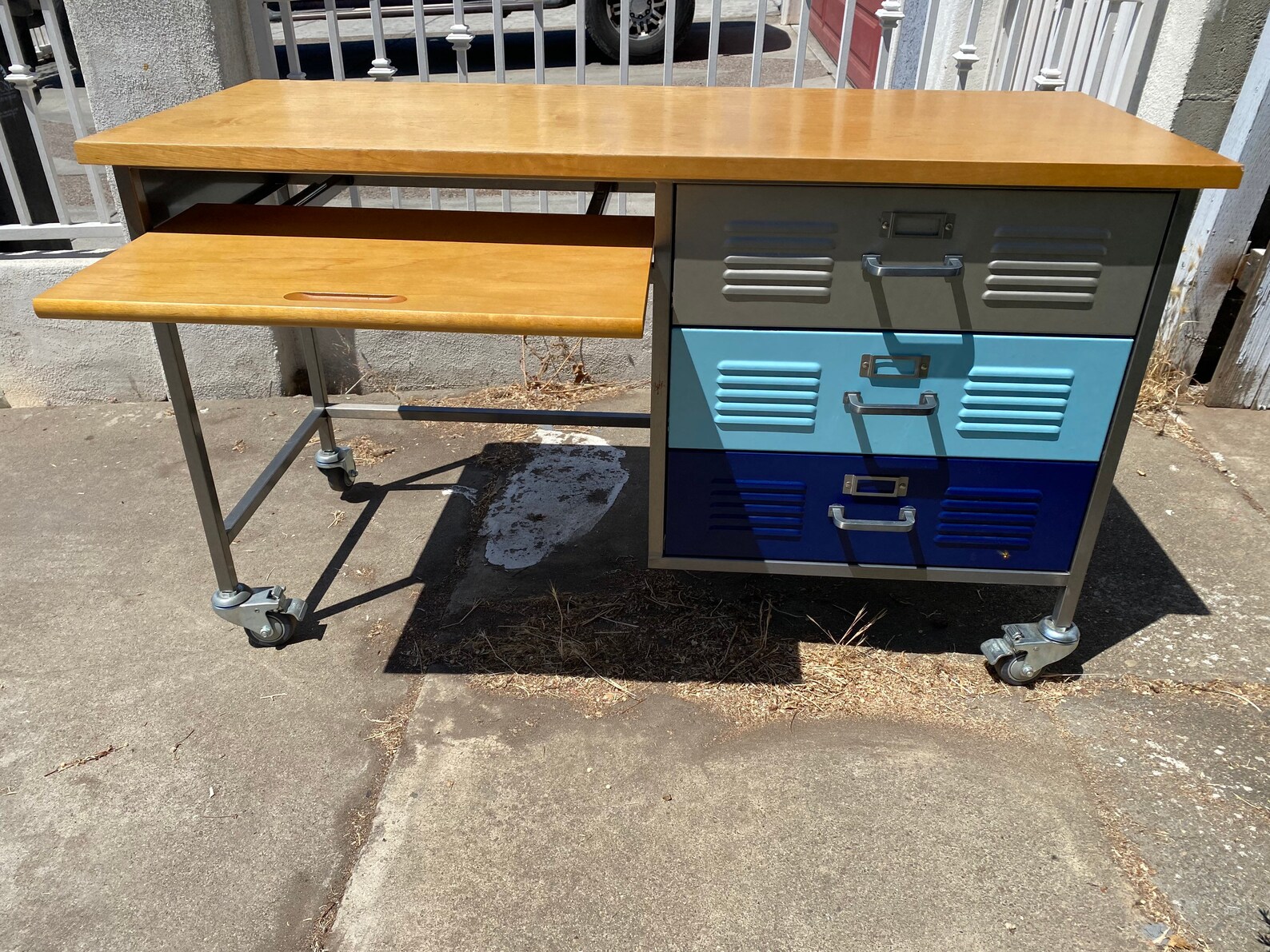 Pottery Barn Locker Office Desk Etsy