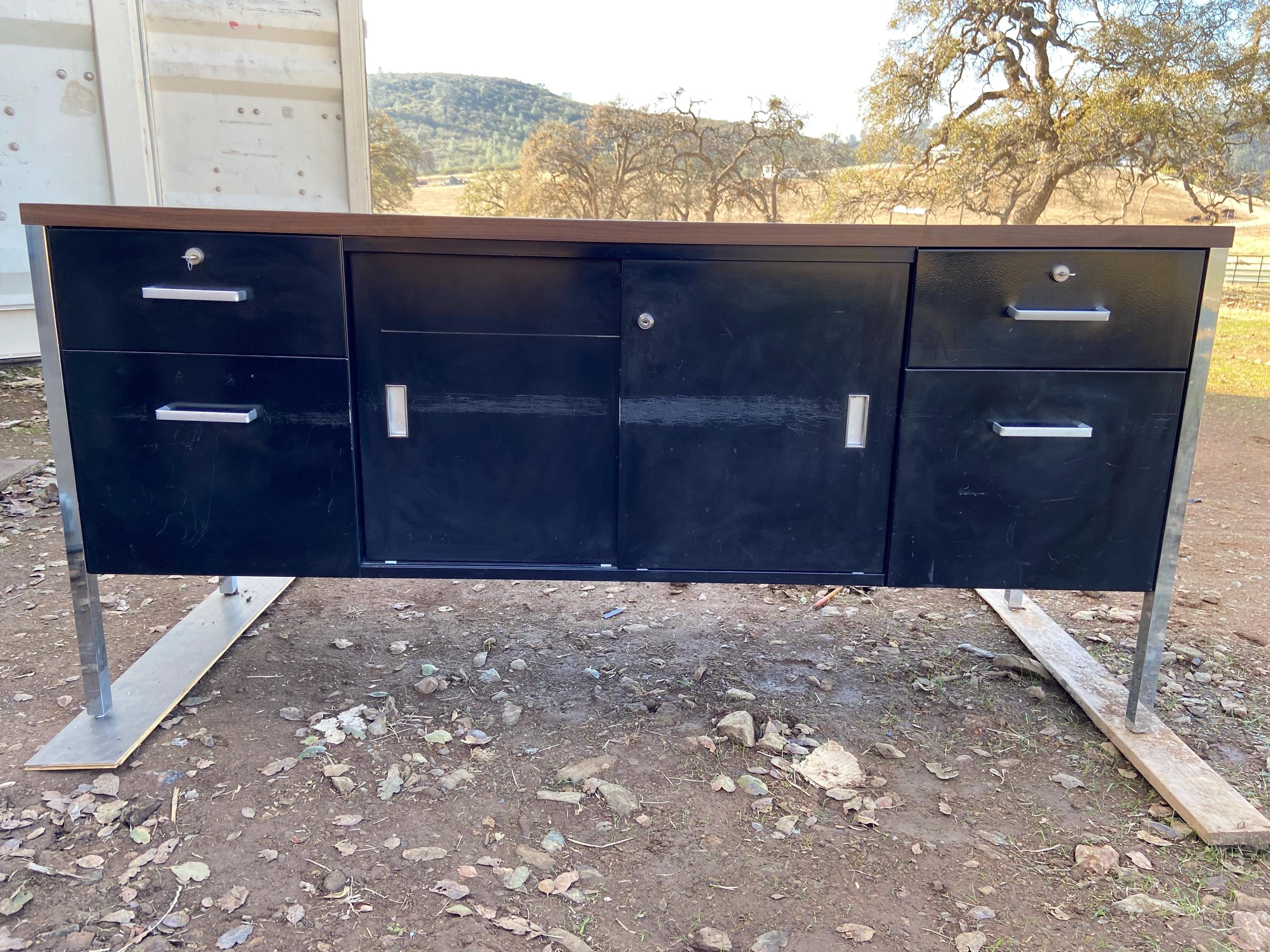 Steelcase Vintage Mid Century Modern Credenza - Etsy