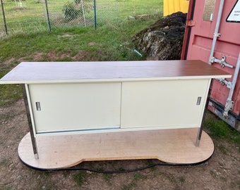 Mid century modern steelcase credenza