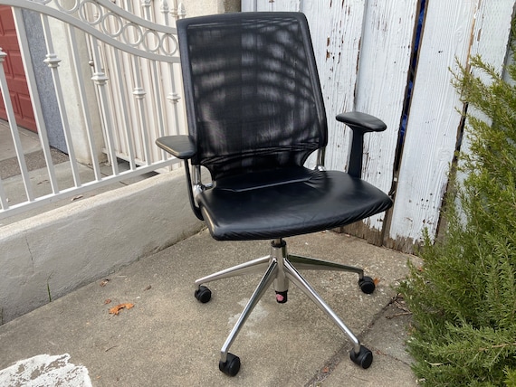 Vintage Modern Vitra Meda Swivel Desk Chair by Alberto Meda Etsy