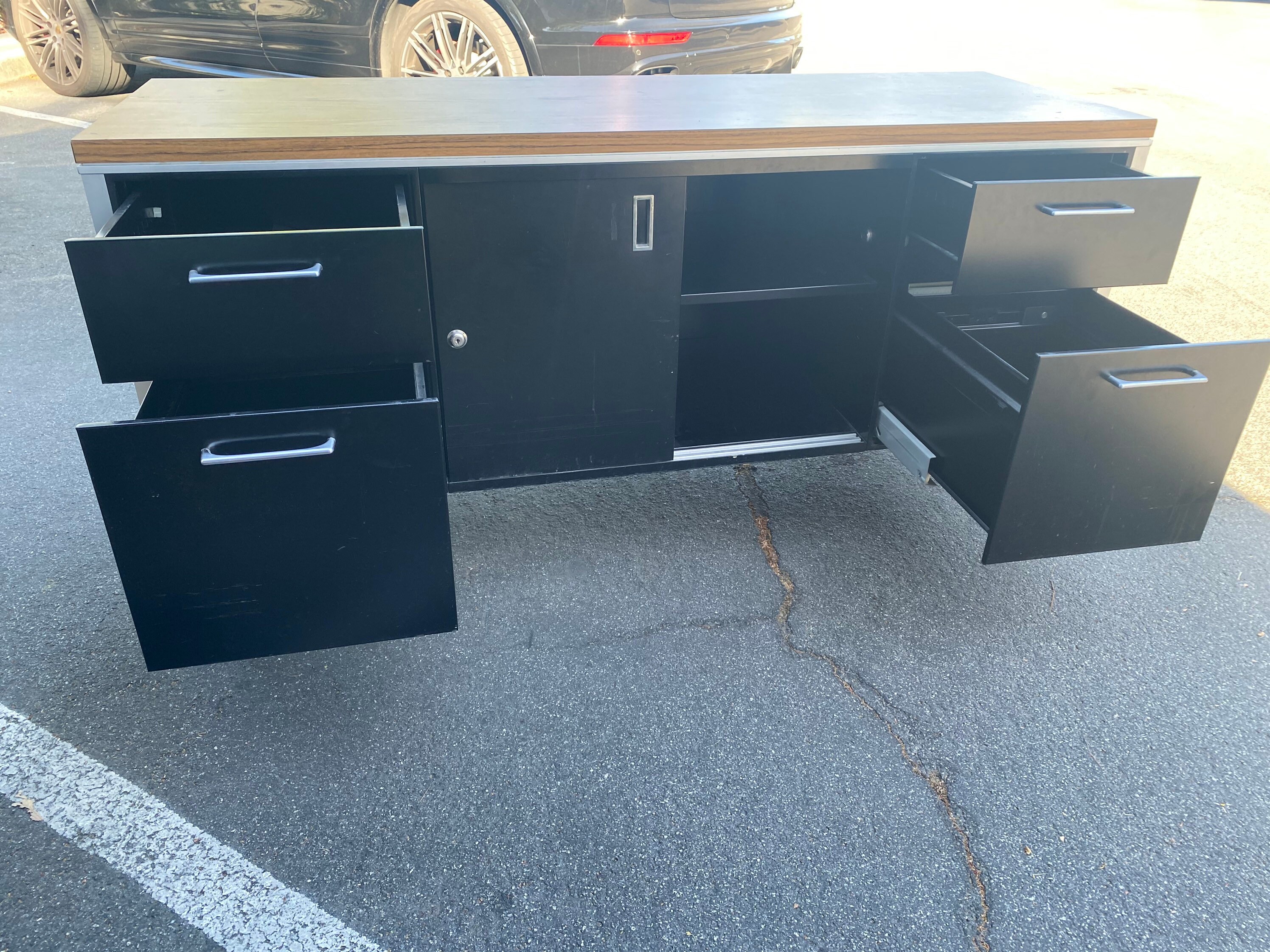 Steelcase credenza de metal vintage Etsy