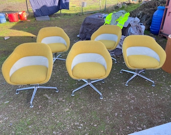 vintage modern Steelcase coalesse lounge chair set of 5