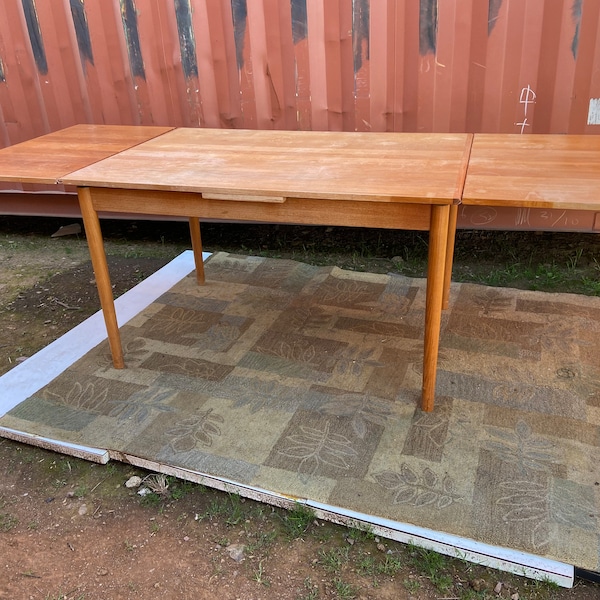 Ansager mobler mid century modern teak Danish table needs restoration