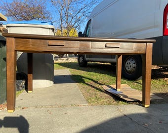 vintage mid century modern desk