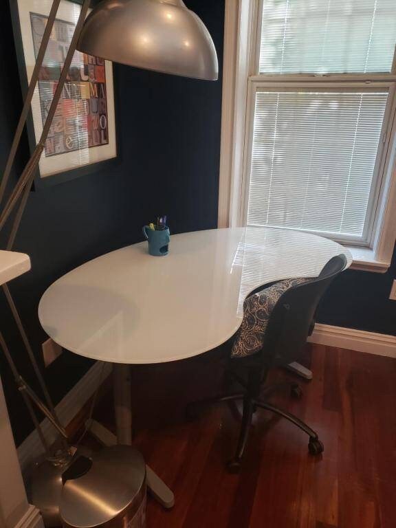 IKEA Kidney Shape Glass Desk Etsy