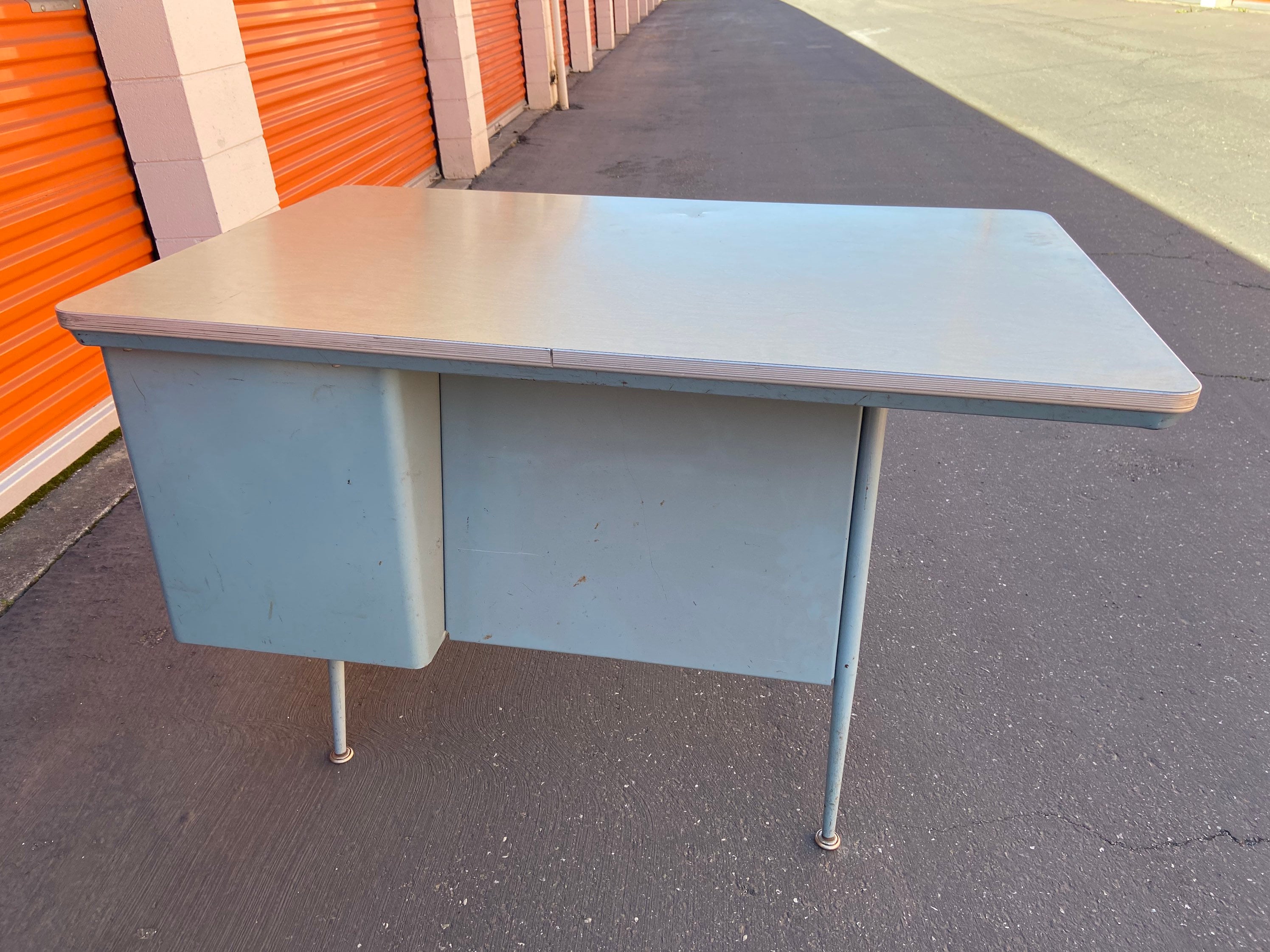 Old metal teachers desk deals