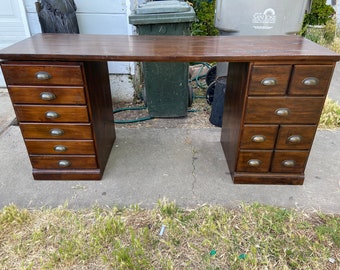 Pottery barn Printer’s executive desk