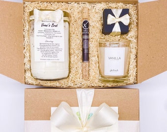 Gift box with bread mix and salt | moving gift house | housewarming gift | House move-in gift | Bread & Salt (M)