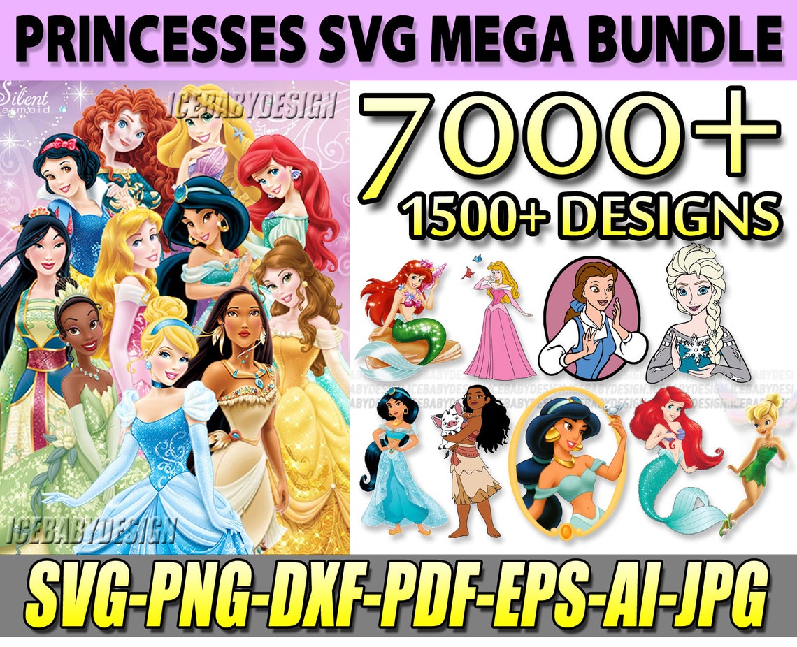 Free Free 288 Disney Princess Svg Bundle SVG PNG EPS DXF File