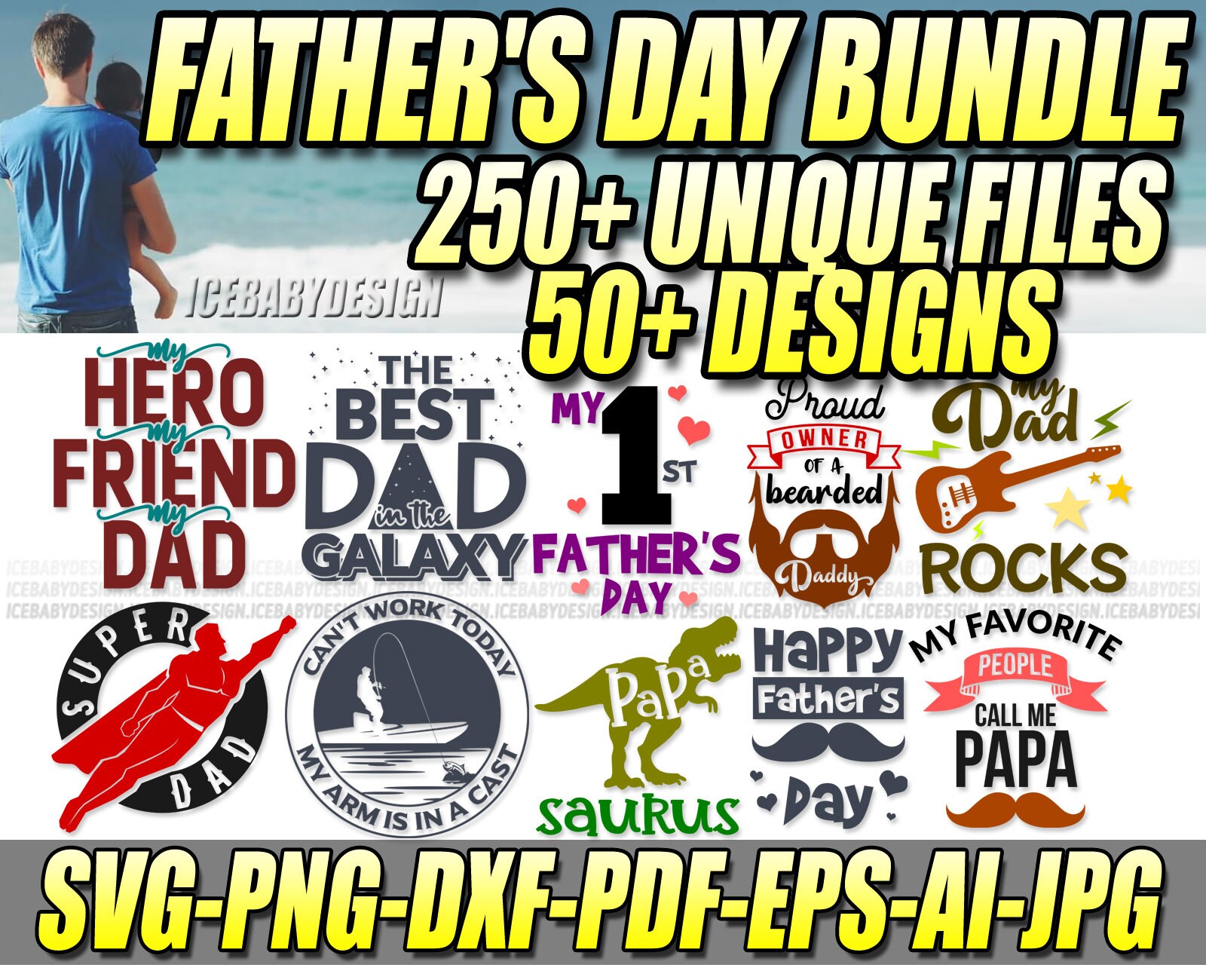 Download Father's Day SVG MEGA Bundle Fathers Day Svg Dad Svg | Etsy