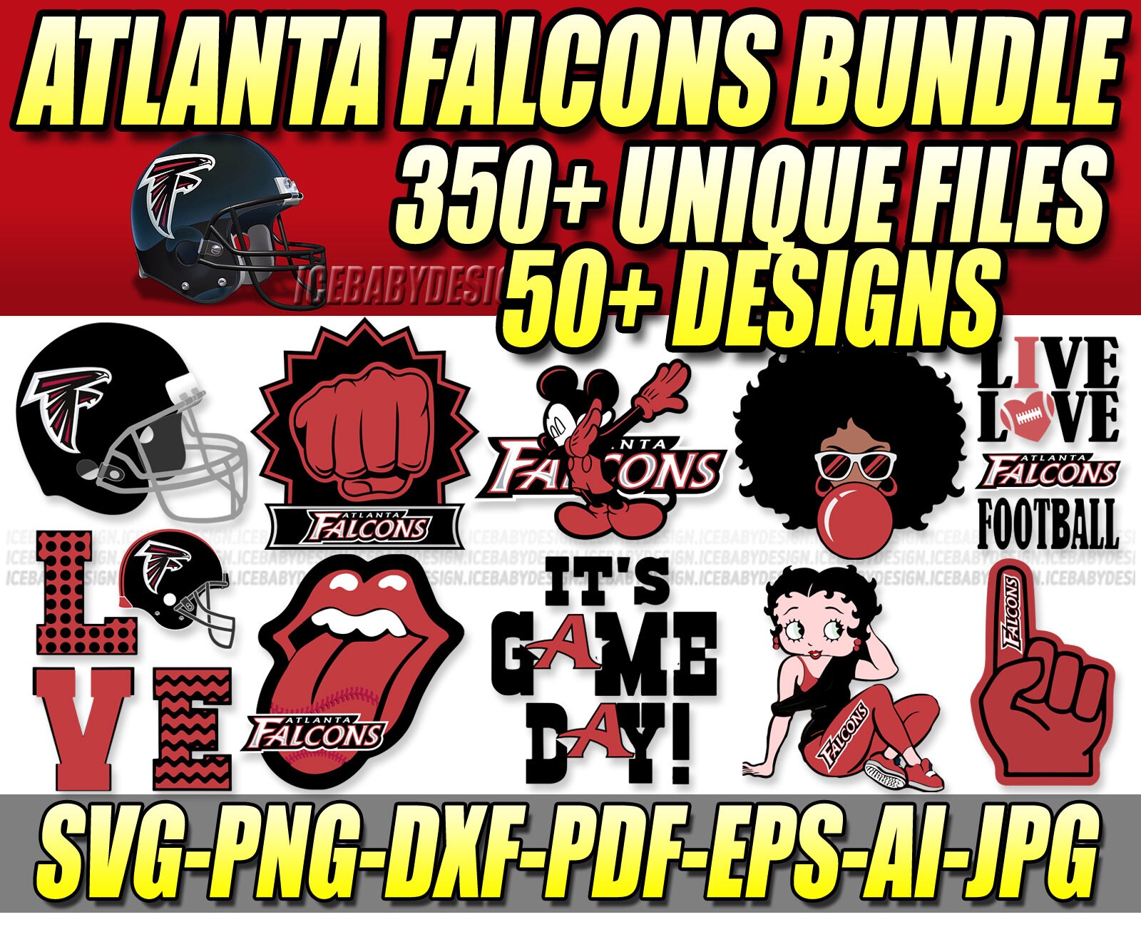 Download Atlanta falcons svg bundle nfl svg falcons svg football | Etsy