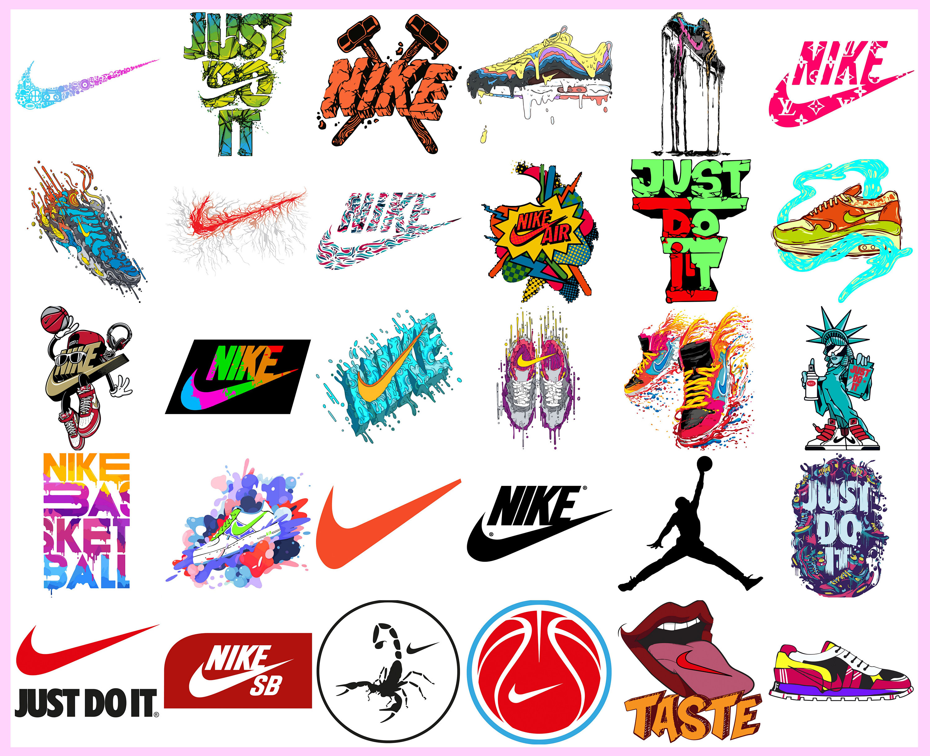 Nike Svg Nike Logos SVG / PNG / EPS Files Sport Brand Logo | Etsy