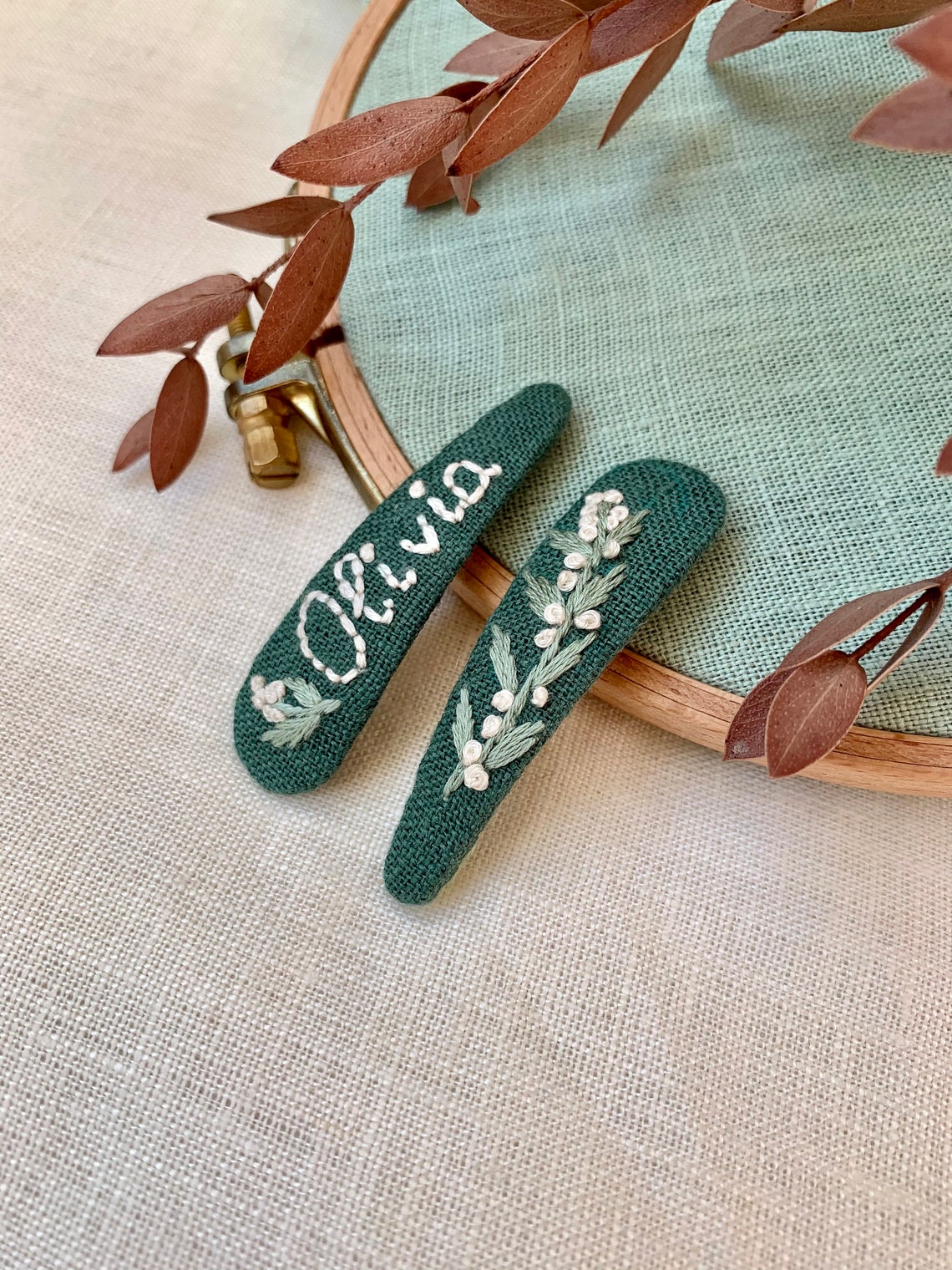 PERSONALIZED HAIR CLIPS Little girl Hair Clips Name hair Etsy