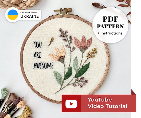 ピム・ファン・デン・アッカー 技法書「Floral Design Manual」 6 Split Floral Frame With Zentangle Patterns | Floral Split