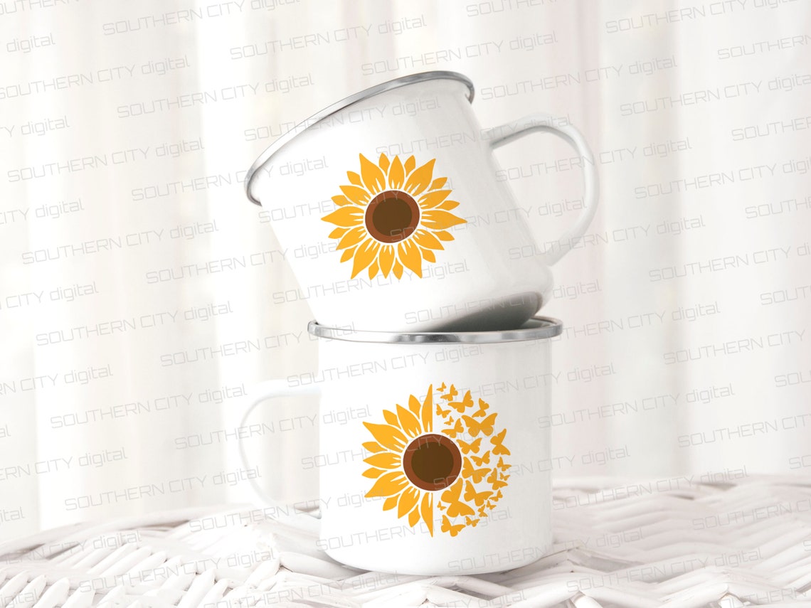 Sunflower SVG Bundle for Cricut Sunflower PNG Layered - Etsy