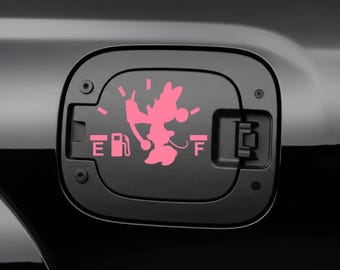 Mousette Fuel Gauge Car Decal - Fighting Empty - Vinyl Decal for anything that uses fuel or electricity to run. (D-DNGB)