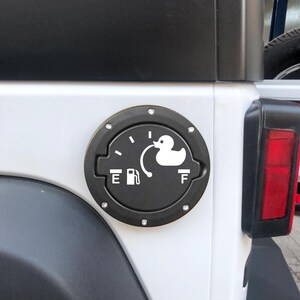 Rubber Duck Fuel Gauge Car Decal - Fighting Empty - Vinyl Decal for anything that uses fuel or electricity to run. image 9