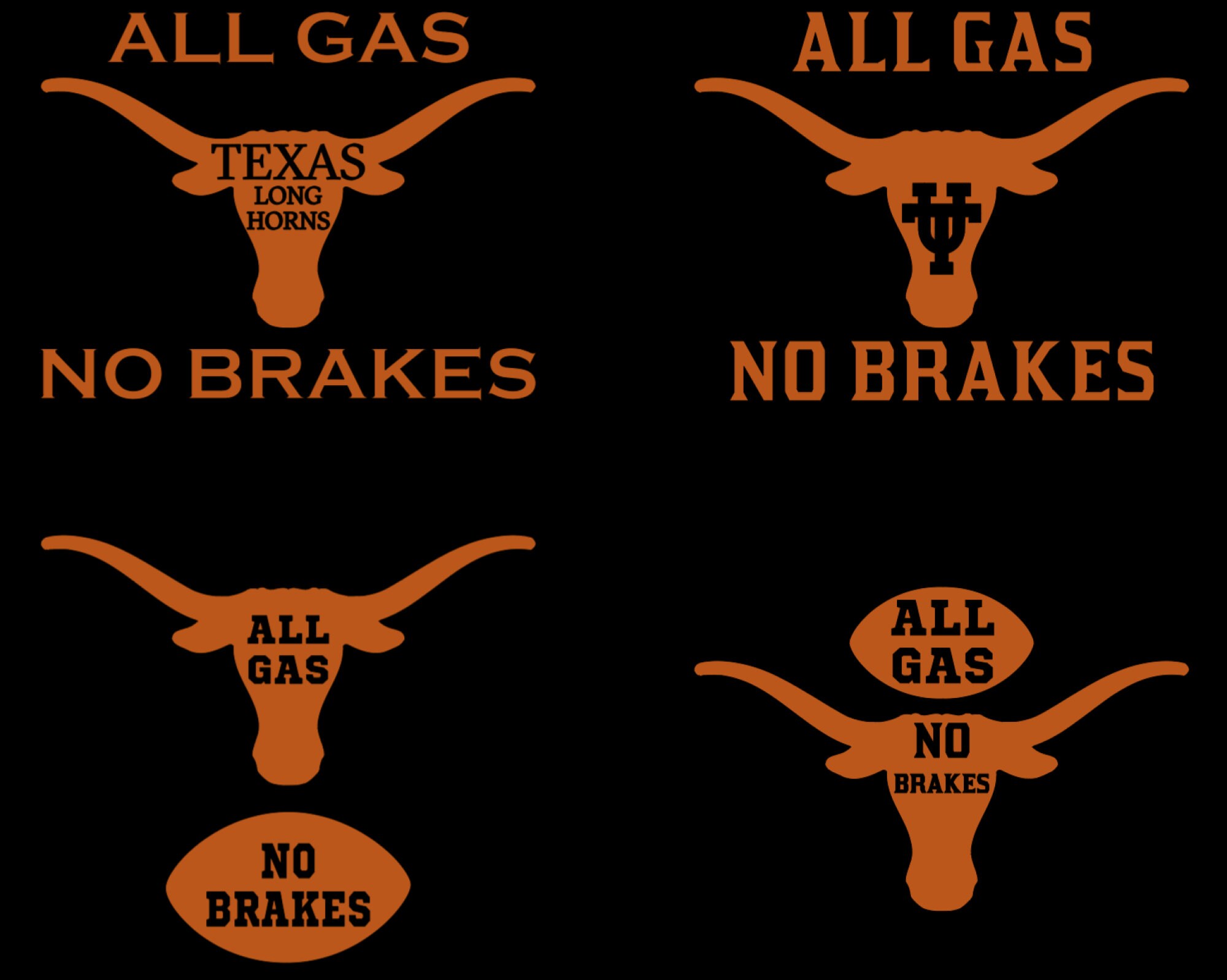 All Gas No Brakes Digital Files. Png Dxf and Layered SVG Etsy UK