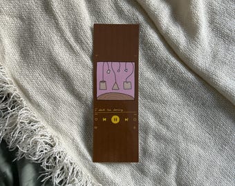 Tea drinker bookmark