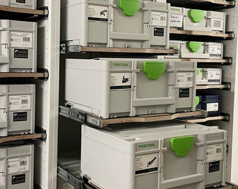 Systainer drawer with full extension suitable for Ikea Pax Festool Makita MakPac