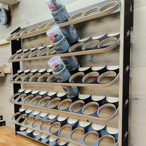 Spraydosen Regal - Spraydosenhalter mit 50 Plätzen