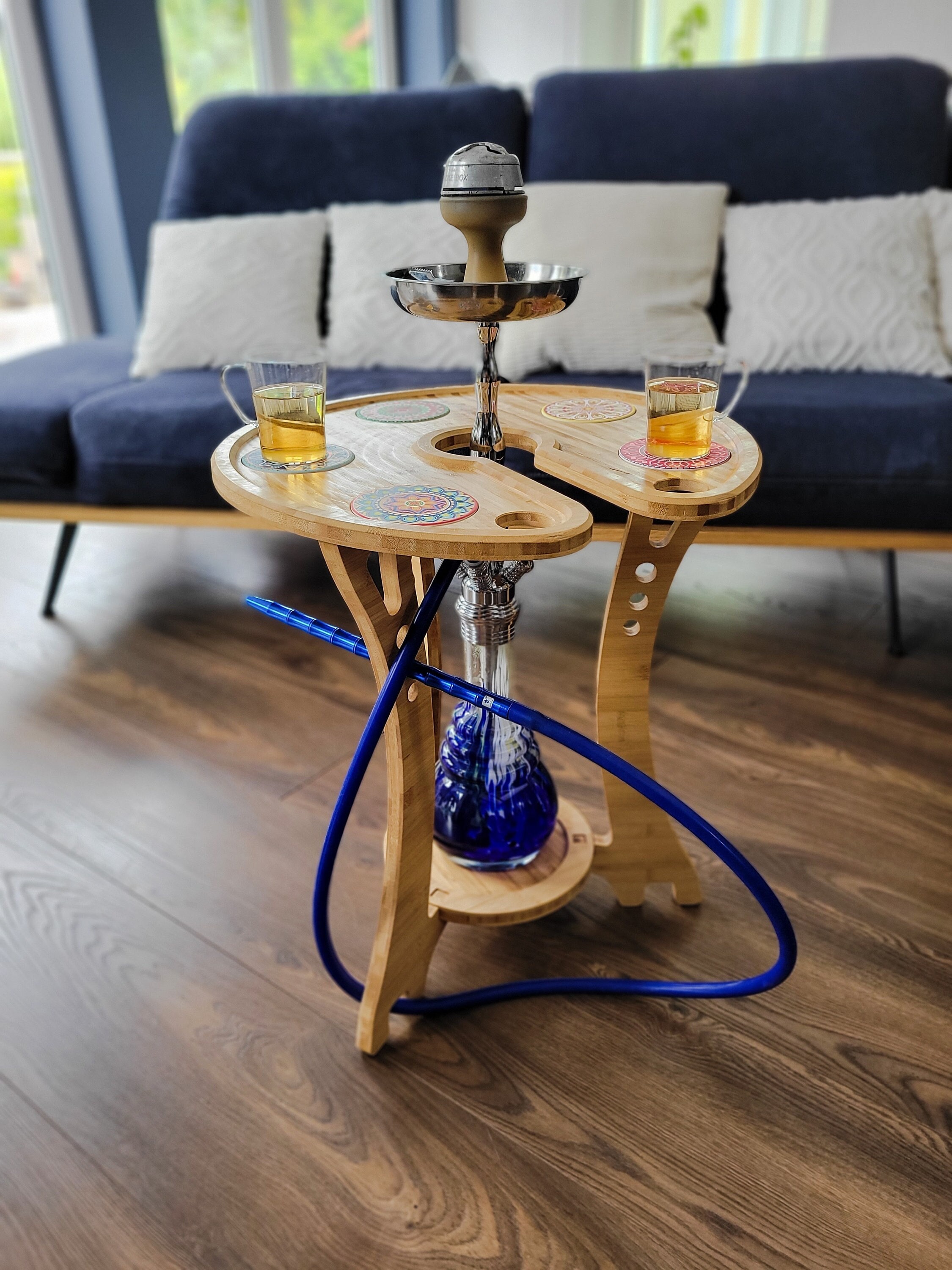 Shisha Table - Hookah Table - Handmade Table for Water Pipes