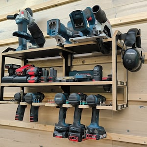 MaxPro Power Station - Sladdlös skruvmejselorganisatör - Laddningsstation för elverktyg