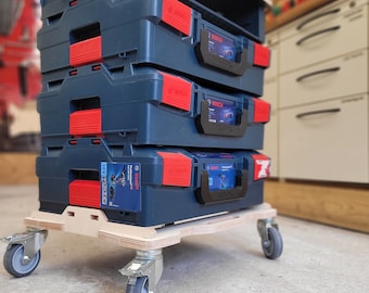 Chariot De Transport L-Boxx – Pour Bosch Et Sortimo (roulettes Skateboard)