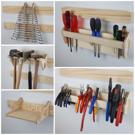 Mini-Pliers Organizer Rack  Workshop storage, Shop organization, French  cleat