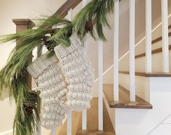Crochet pattern - Christmas stocking - The Roly Poly