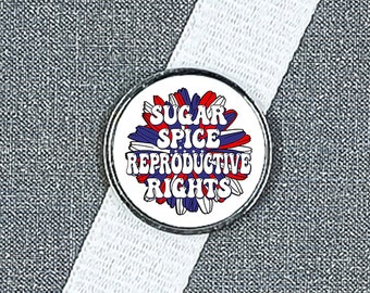 Sugar Spice Reproductive Rights Lapel Pin