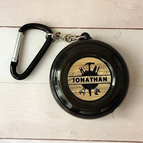 Measure Tape Keychain Etsy