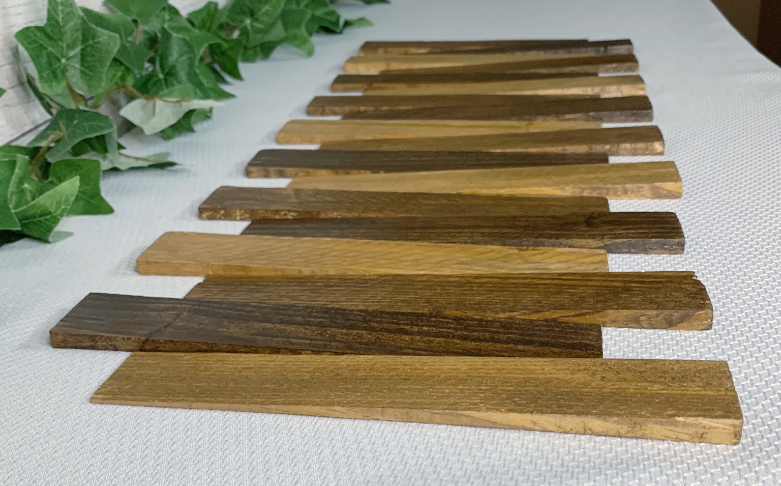 Wooden Table Runner Rustic Home Decor Tabletop Centerpiece Etsy