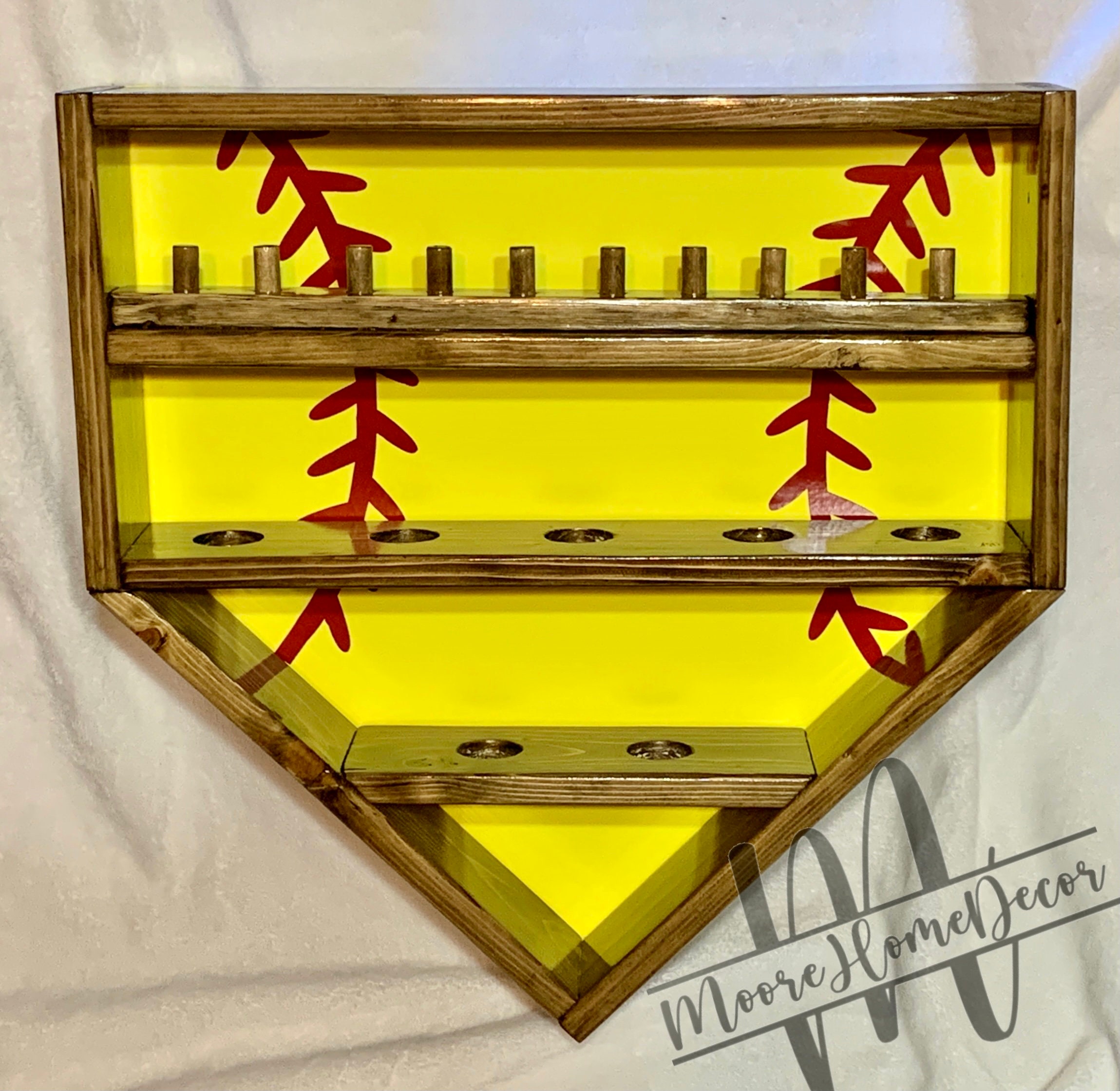 Softball/baseball Ring Holder Display Sports Decor Custom Etsy