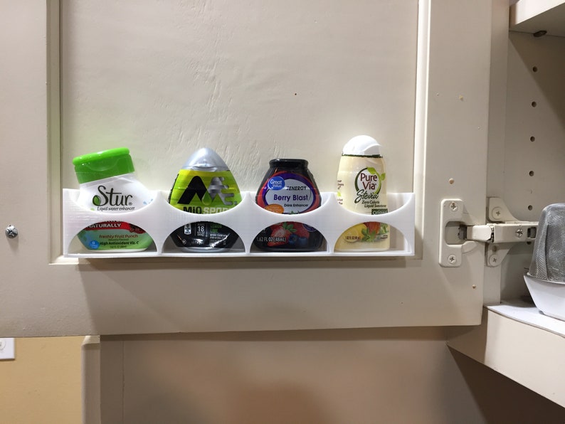 Mio Water Flavor Rack Holder for Cabinet or Refrigerator Seltzer Drink ...